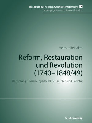 cover image of Reform, Restauration und Revolution (1740-1848/49)